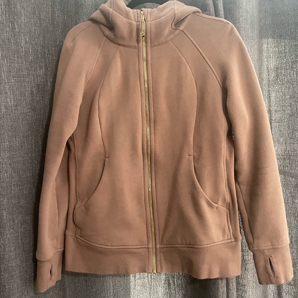 lululemon athletica Tan Full-Zip Hoodie